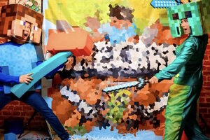 Фотография квеста-анимации Майнкрафт от компании Трансформер (Фото 3)